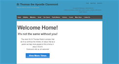 Desktop Screenshot of claremontparish.com.au